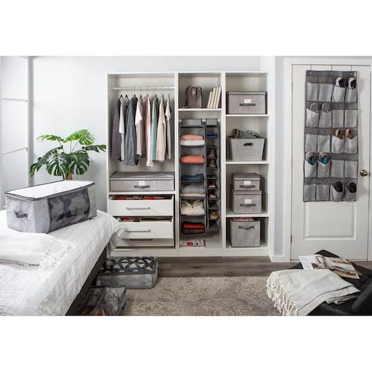 Simplify 28" Under the Bed Heather Gray Storage Box